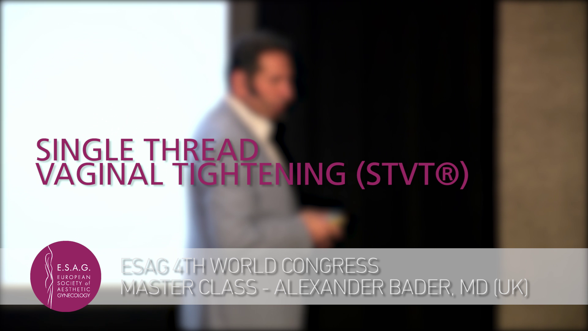 Single Thread Vaginal Tightening (STVT), The Bader technique - Alex Bader